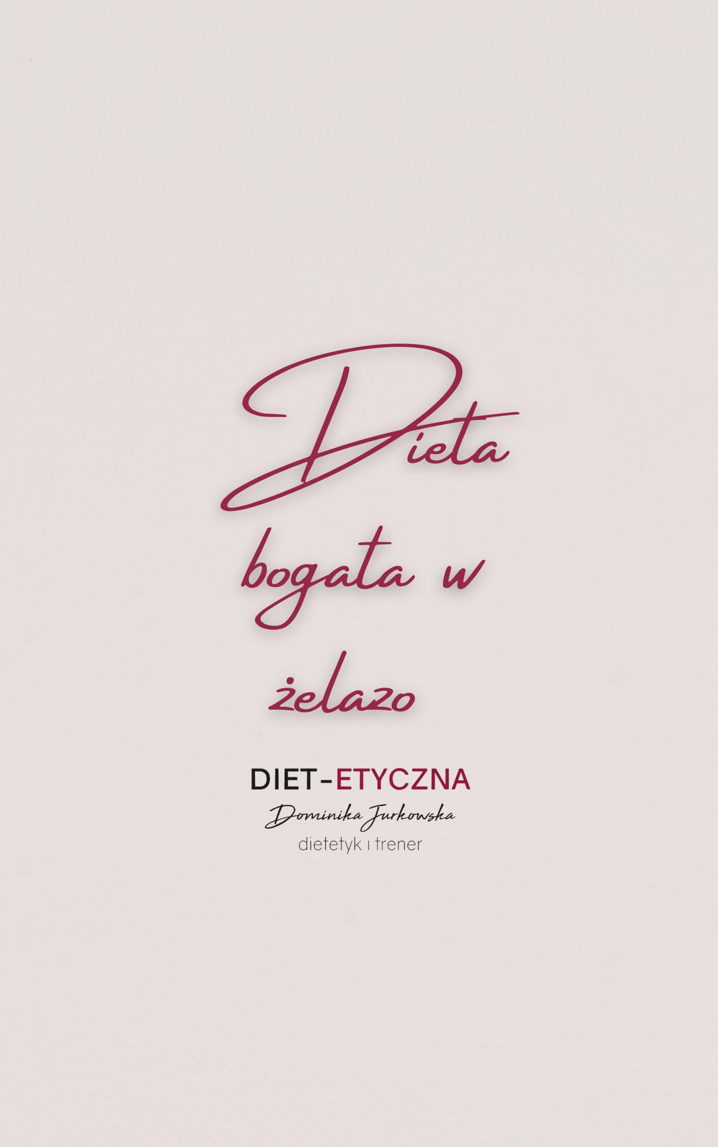 E-book Dieta Bogata w Żelazo